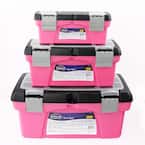 10 in., 12.5 in. and 16 in. Tool Box in Pink (3-Components) 10 in., 12.5 in. and 16 in. Tool Box in Pink (3-Components)