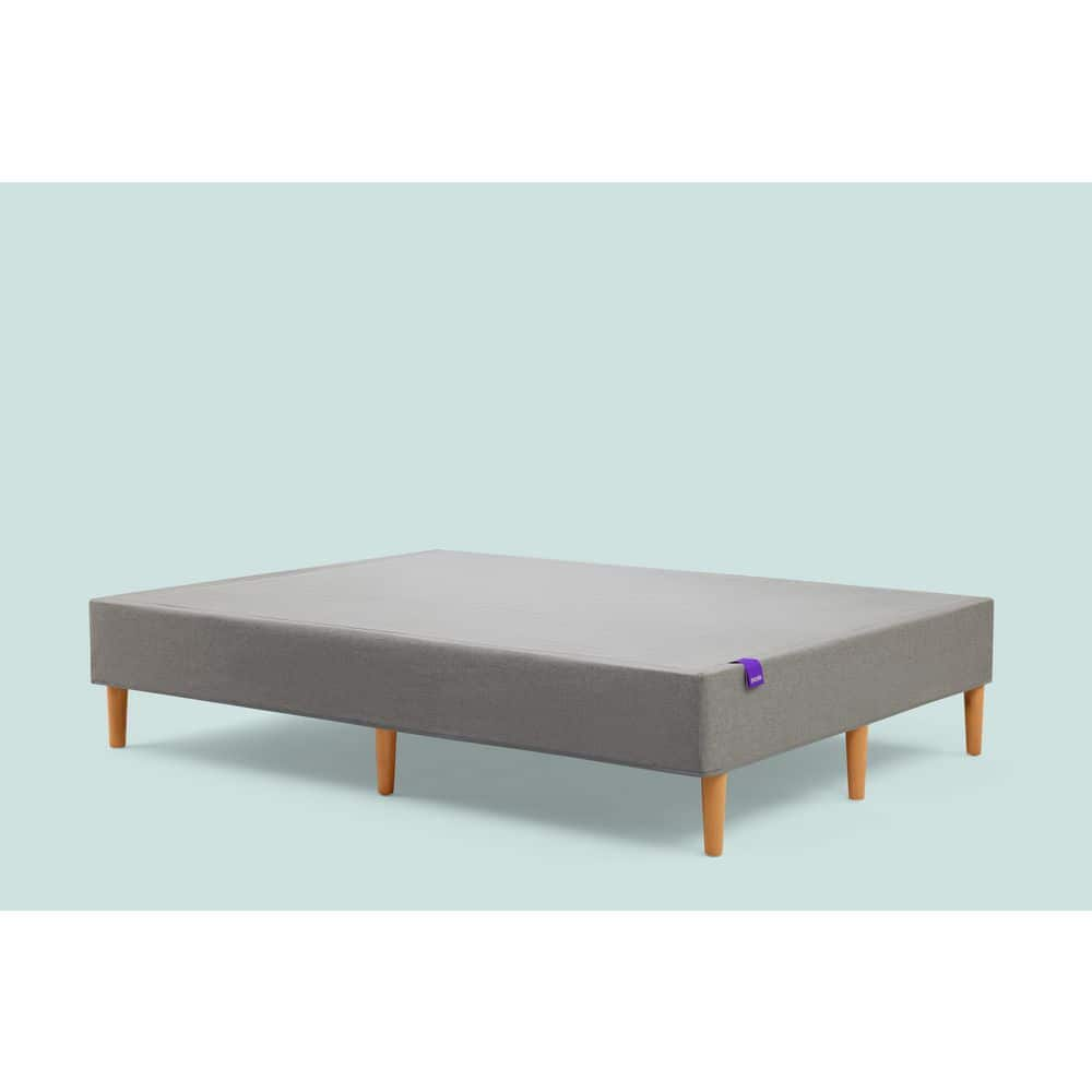 California King Bed Box Spring in Stone Grey