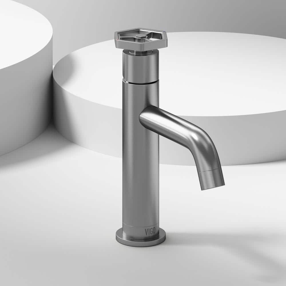 Ruxton Brushed Nickel Single Handle Bathroom Faucet