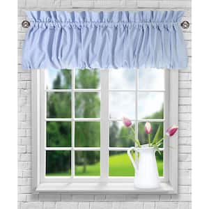Stacey 15 in. L Polyester/Cotton Balloon Valance in Slate