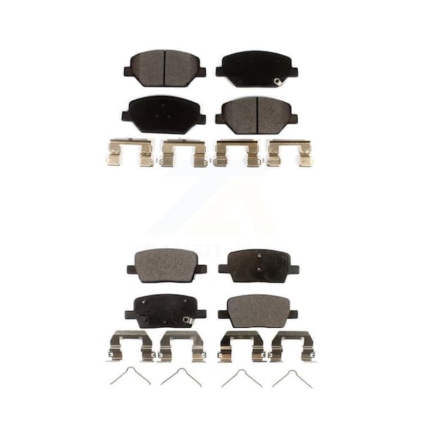 TEC Front Rear Ceramic Brake Pads Kit For Chevrolet Camaro Without Brembo Calipers KTC-100540