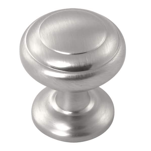 HICKORY HARDWARE Zephyr 1 in. Stainless Steel Cabinet Knob