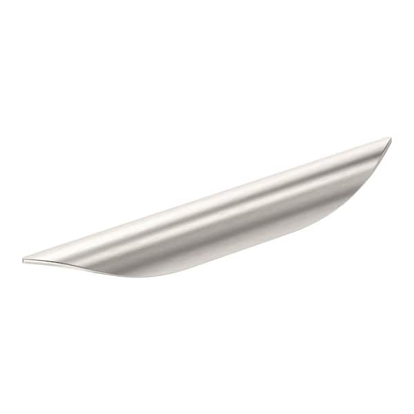 Current 6-5/16 in. (160 mm) Modern Satin Nickel Edge Cabinet Pull