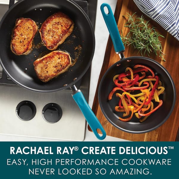 Best Buy: Rachael Ray Create Delicious 9.5-Inch Frying Pan Teal