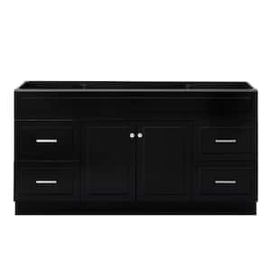 Hamlet 66 in. W x 21.5 in. D x 34.5 in. H Single Bath Vanity Cabinet without Top in Black
