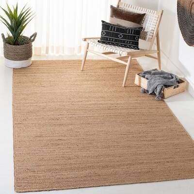 Barrow Jute Natural Fiber Solid 6' x 9' Area Rug Barrow Jute Natural Fiber Solid 6' x 9' Area Rug
