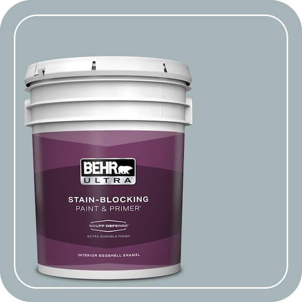 BEHR ULTRA 5 gal. #ECC-22-2 Bay View Extra Durable Eggshell Enamel Interior Paint & Primer