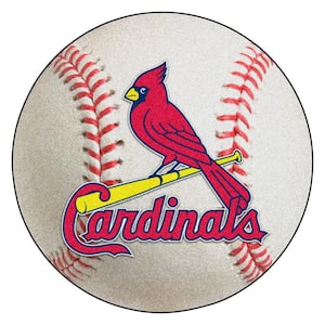 MLB St. Louis Cardinals Photorealistic 27 in. Round Baseball Mat
