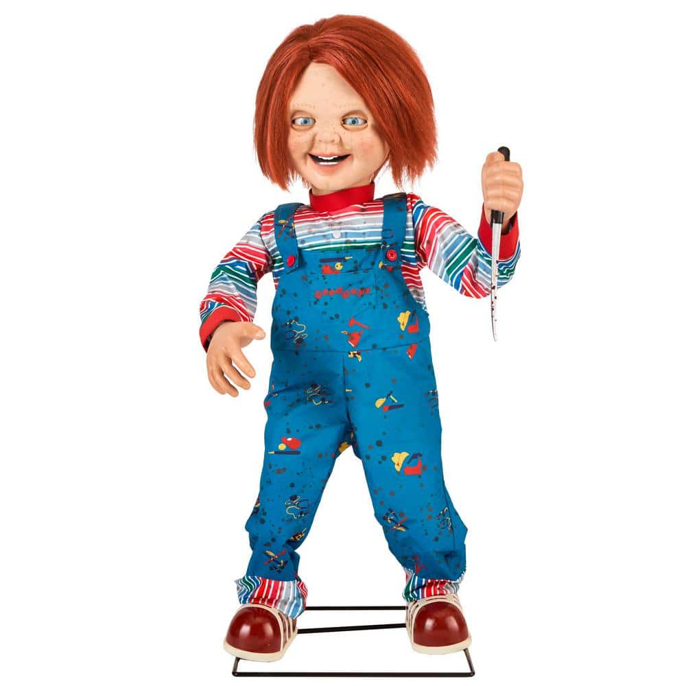 Reviews For Universal 3 5 Ft Animated Chucky Doll Pg 3 The Home Depot