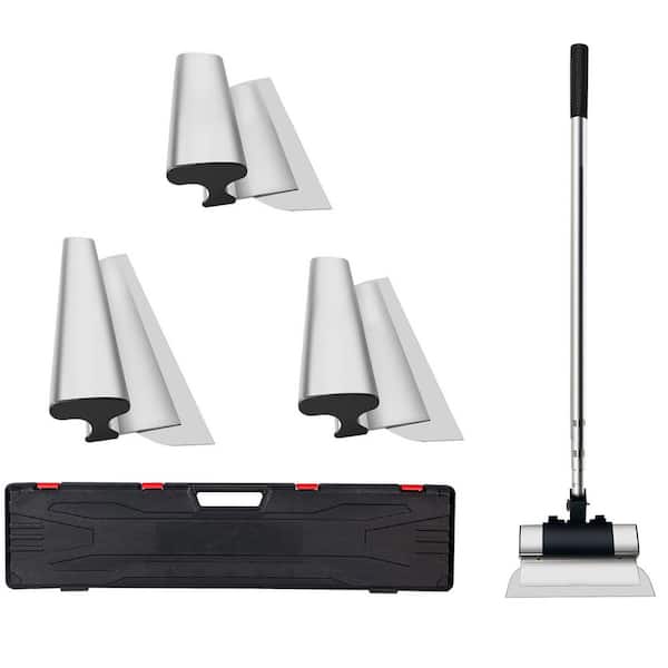 Skimming Blade Set,10\ in.+24\ in.+32\in. Blades + 35\ in.-78\in.Extension Handle, Stainless Steel Construction Knife