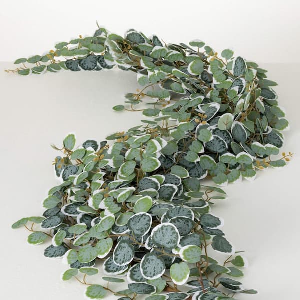 SULLIVANS 72 in. Artificial Variegated Eucalyptus Garland