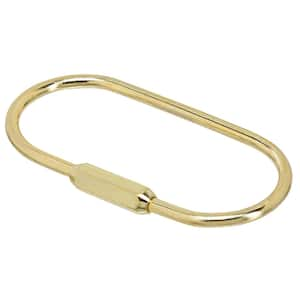 Sanitas Screw Lock Brass Keyring