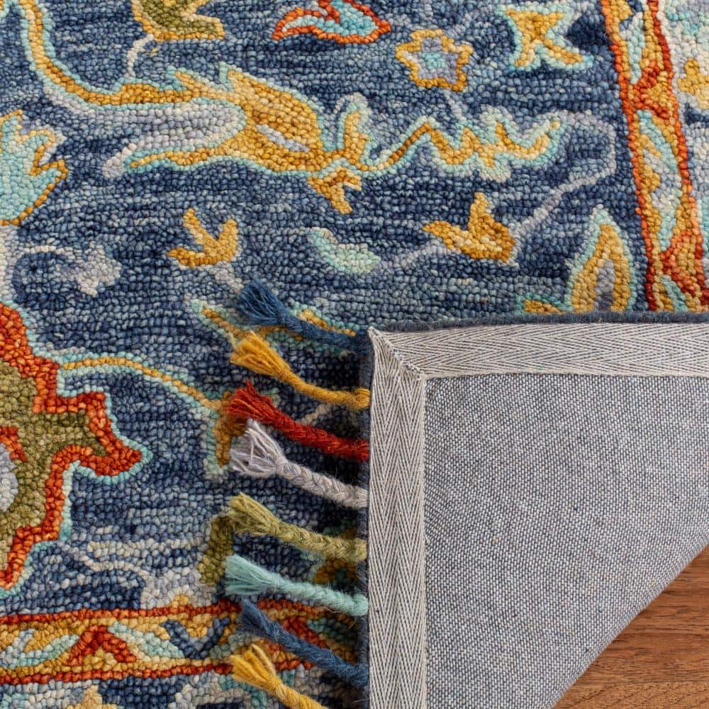 Handmade Multicolor Wool 9' x 12' Tufted Area Rug