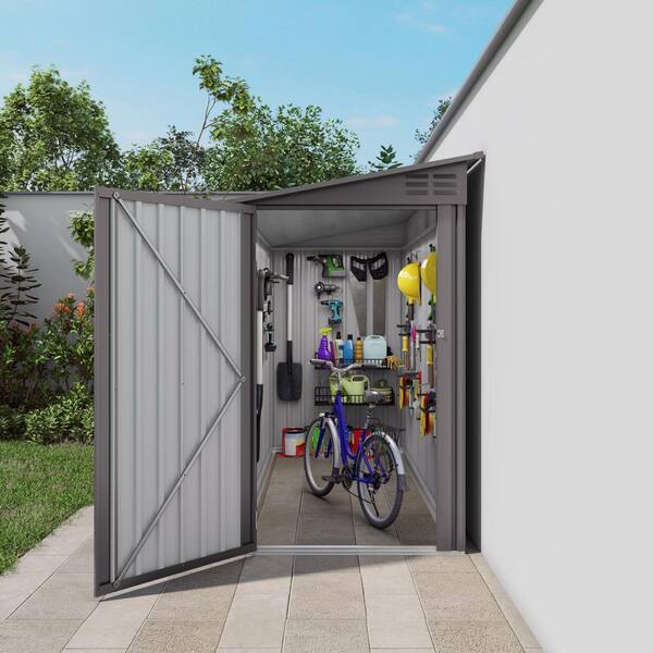 9.25 ft. W x 3.51 ft. D Metal Garden Shed (32.47 sq. ft
