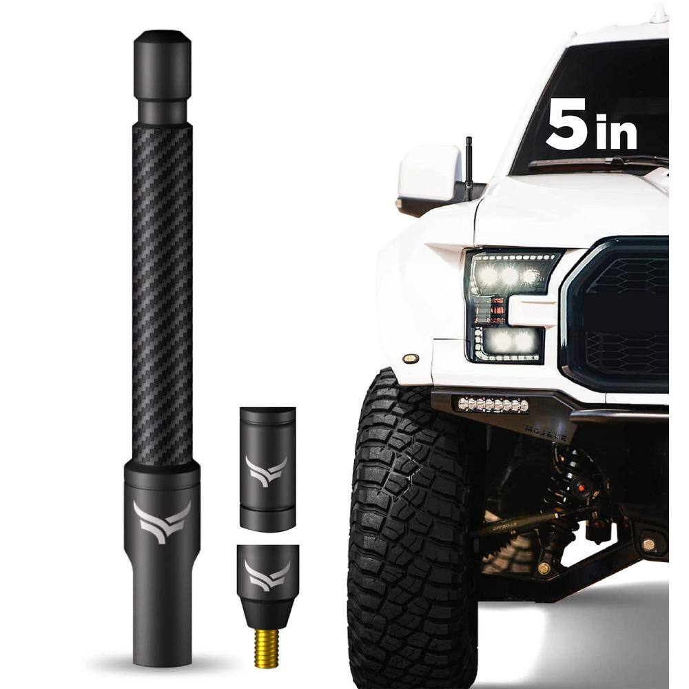 "Universal Truck Antenna Replacement (5"" Flexible) Fits Ford F-Series Dodge RAM Chevy & GMC Jeep 2007+ (Carbon Fiber)" price history on PriceWatchPro