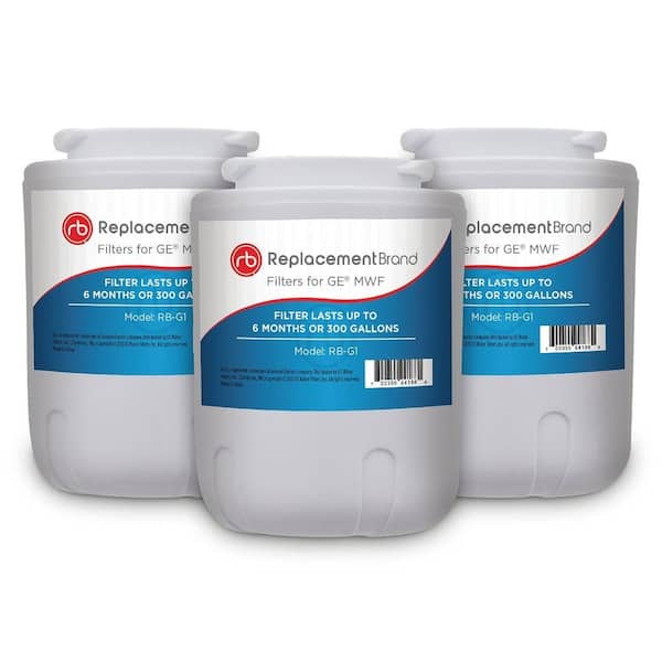 Unbranded GE MWF Comparable Refrigerator Water Filter (3-Pack)
