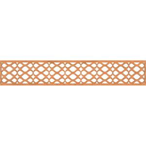 Somerset Fretwork 0.25 in. D x 46.625 in. W x 8 in. L Cherry Wood Panel Moulding
