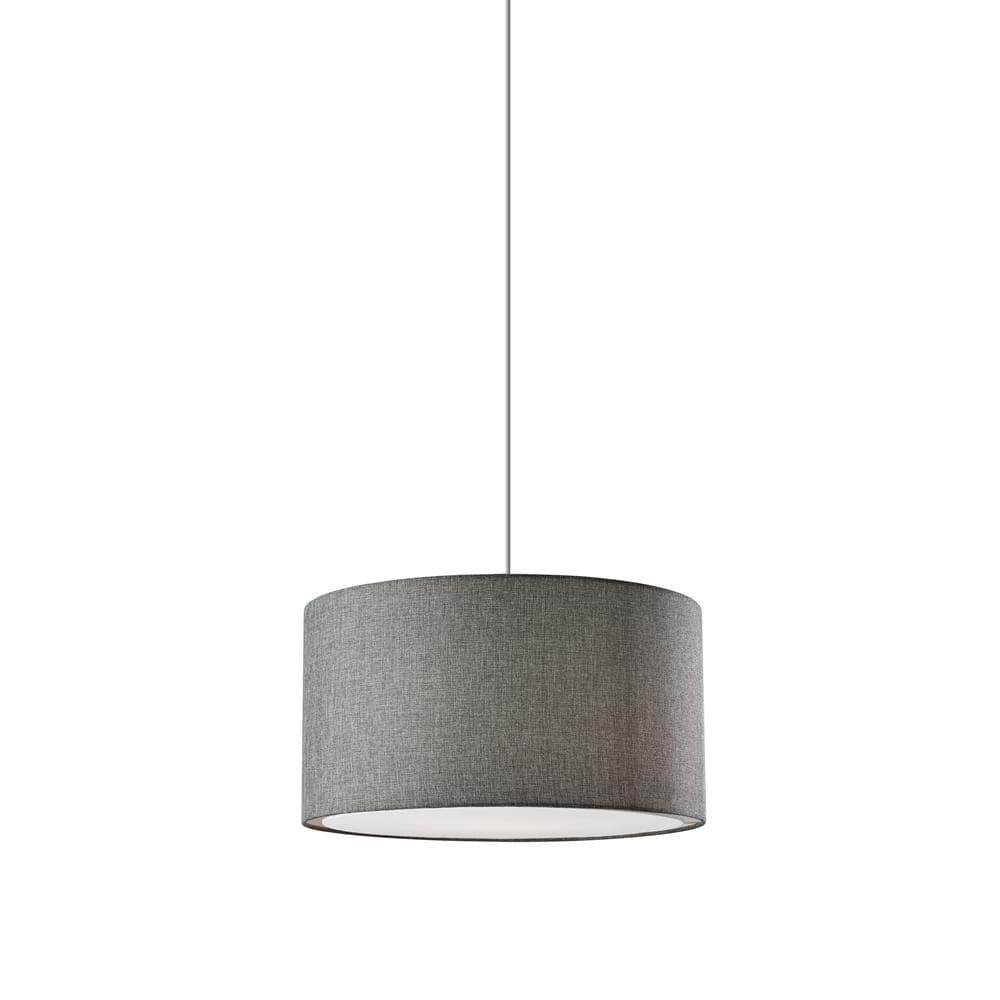 Harvest Large Drum 10.75 in. Grey Pendant price history on PriceWatchPro