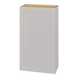 Avondale 24 in. W x 12 in. D x 42 in. H Ready to Assemble Plywood Shaker Wall Kitchen Cabinet in Dove Gray