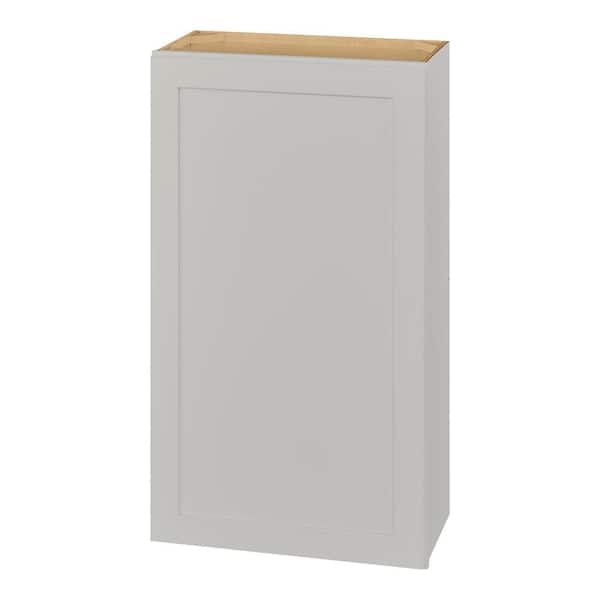 Hampton Bay Avondale 24 in. W x 12 in. D x 42 in. H Ready to Assemble Plywood Shaker Wall Kitchen Cabinet in Dove Gray