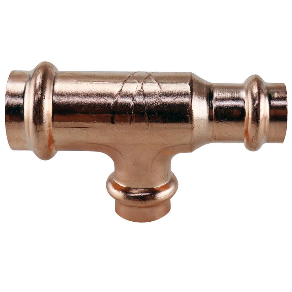 3/4 in. x 1/2 in. x 1/2 in. Copper Press Reducing Tee Fitting price history on PriceWatchPro