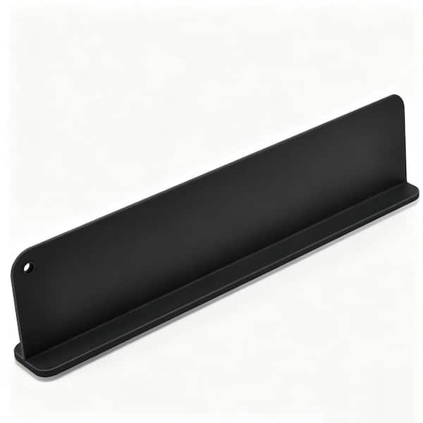 17.3 x 4.1 in. Silicone Sink Splash Guard, Black Suction Water Barrier for Kitchen Countertop Behind Faucet