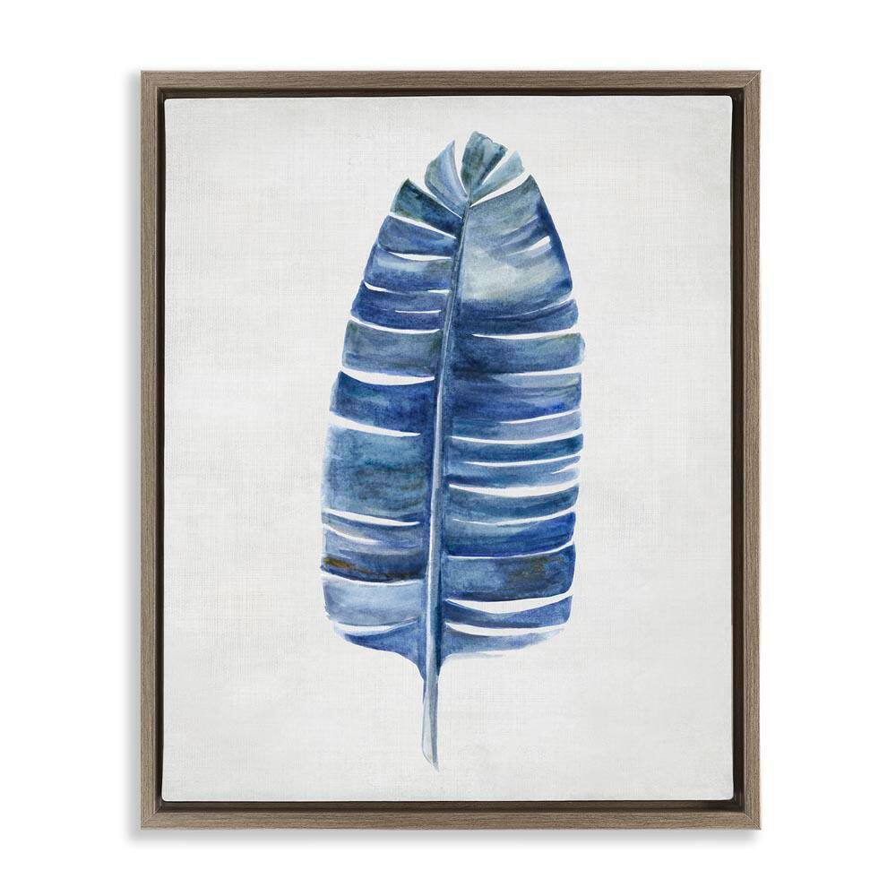 Single Fan Plant Sprig by Hannah Dawson Brown Floater Frame Nature Graphic Art Print 21 in. x 17 in. price history on PriceWatchPro