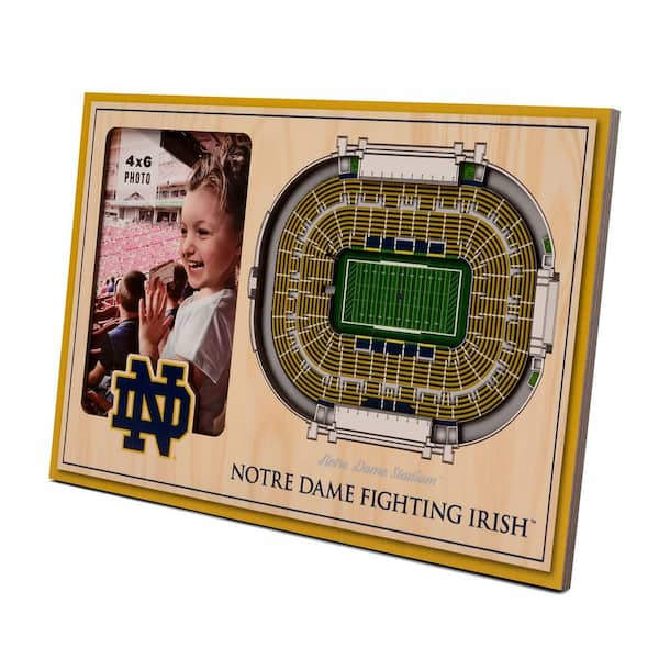 YouTheFan NCAA Notre Dame Fighting Irish 3D StadiumView Picture Frame ...