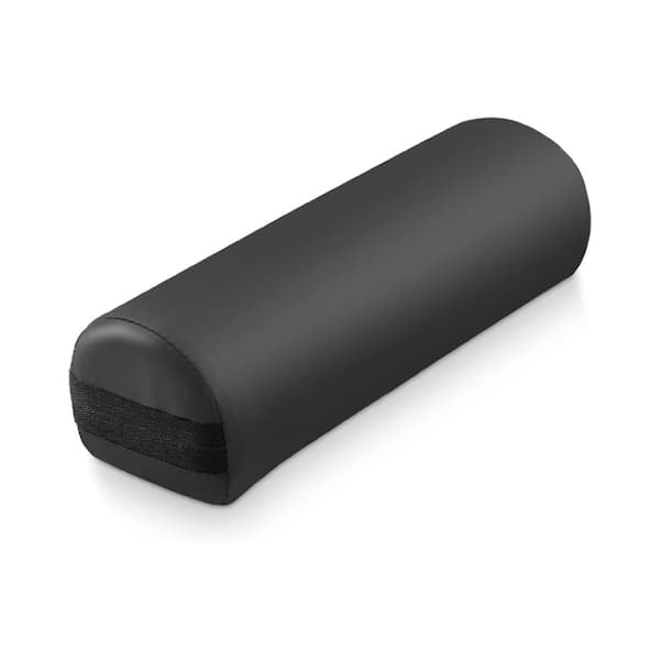 Black Round Outdoor Bolster Pillow