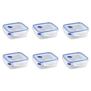 Ultra-Sea l4.0 Cup Square Food Storage Container, Blue (6-Pack)