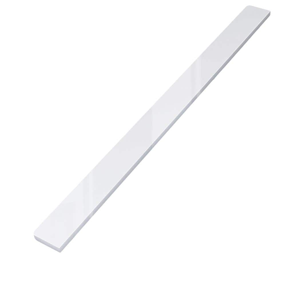 Kmi 42 in. Engineered Stone Vanity Backsplash 4 in. Bathroom Vanity Back Splash in White price history on PriceWatchPro