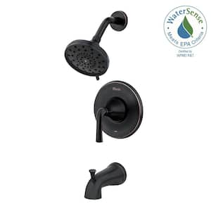 Ladera Single Handle 3-Spray Tub and Shower Faucet 1.8 GPM in Tuscan Bronze (Valve Included)