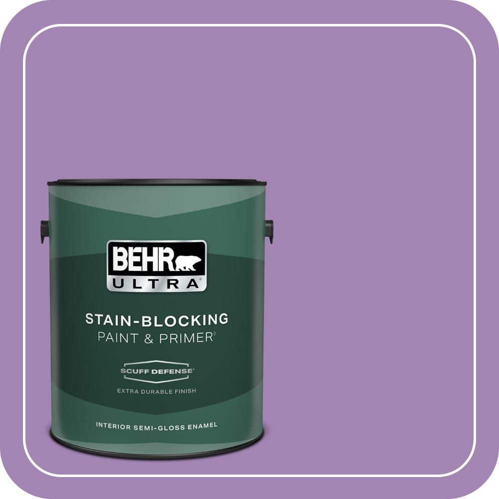 1 gal. #660B-6 Daylight Lilac Extra Durable Semi-Gloss Enamel Interior Paint & Primer price history on PriceWatchPro