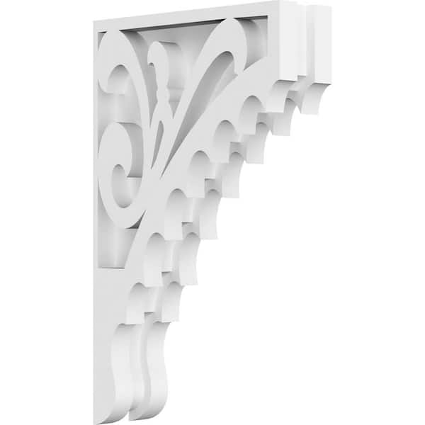 Ekena Millwork 1-7/8 in. x 10 in. x 6 in. PVC Genova Corbel