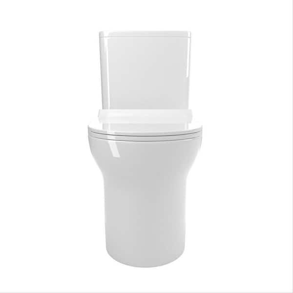 ZXDDMS Rough in 12 in. 1-Piece Toilet 1.1/1.6 GPF Powerful Dual