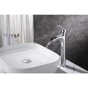 Foyil Single Handle Single Hole Bathroom Faucet with Spot Resistant in Chrome