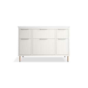 Spacity 48 in. Wall-Hung Bathroom Vanity Cabinet in White