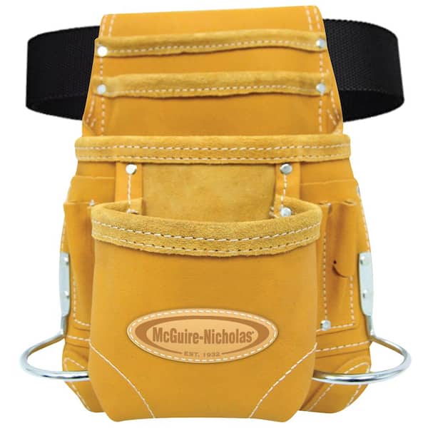 McGuire-Nicholas 10-Pocket Leather Pouch with Belt