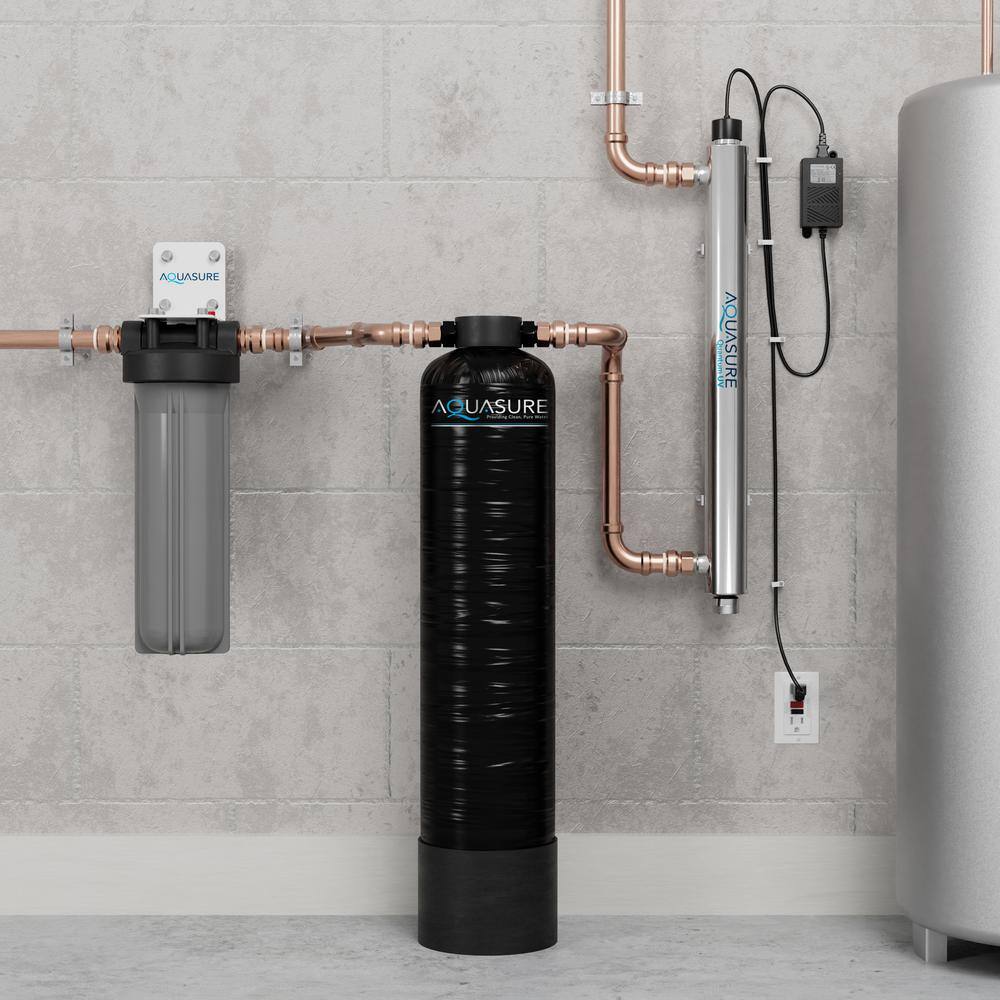 AquaSure Triple-Stage Whole House Water Filtration System
