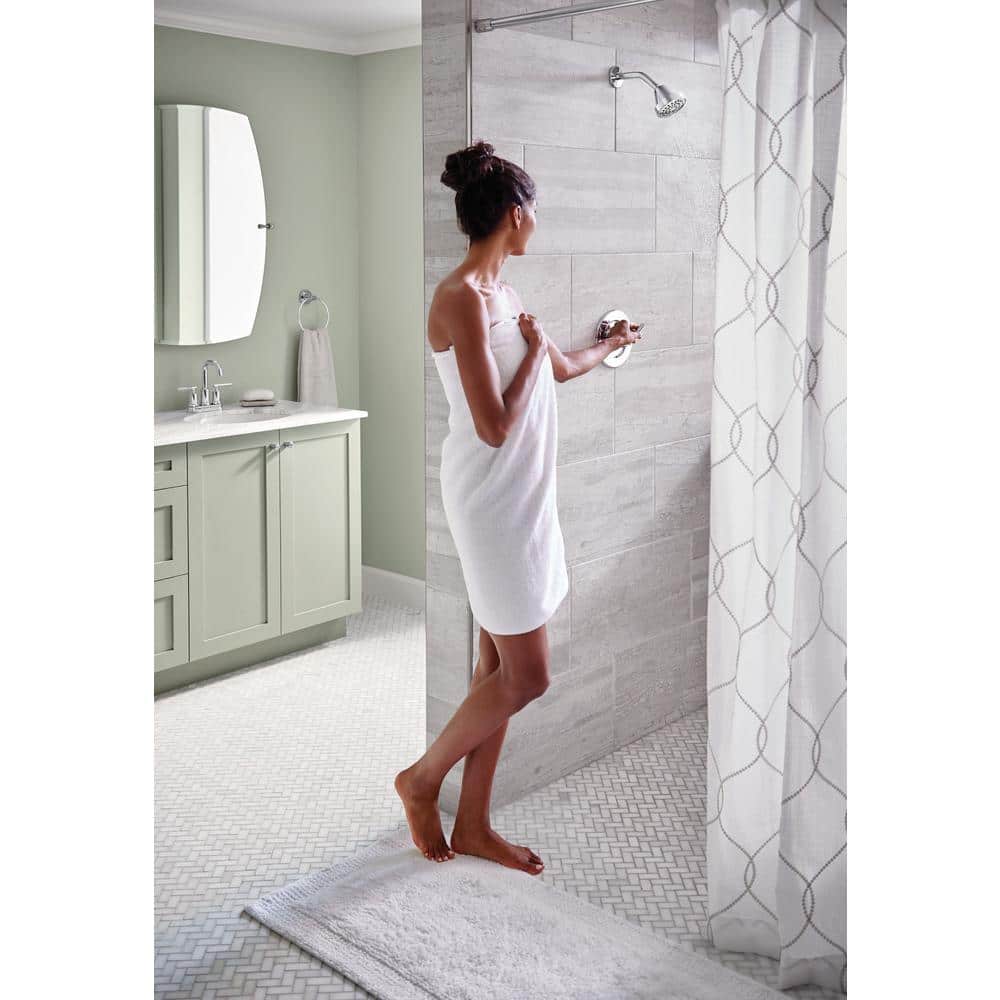 Gibson Chrome Wall-Mounted Lever Shower Trim