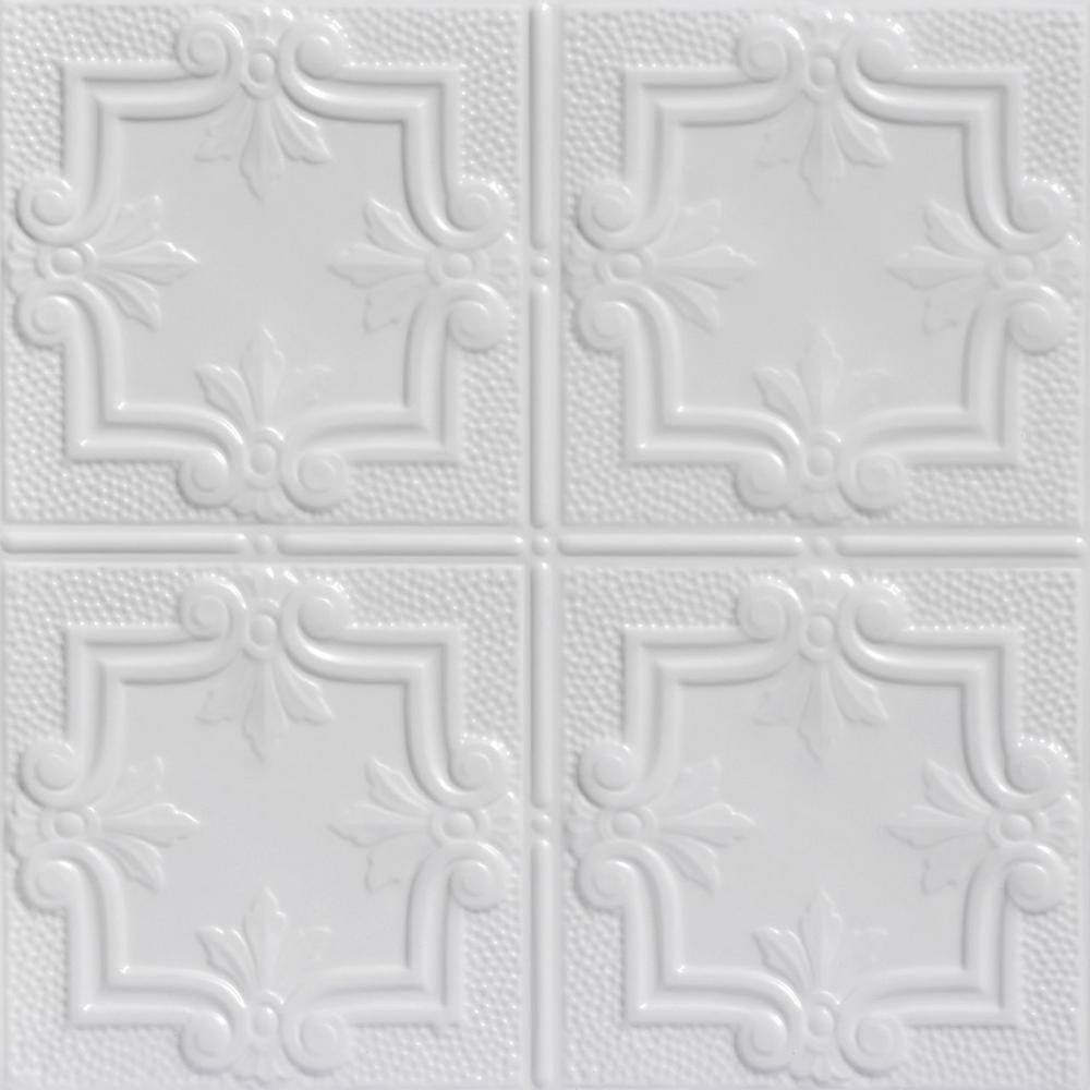 FROM PLAIN TO BEAUTIFUL IN HOURS White 2 ft. x 2 ft