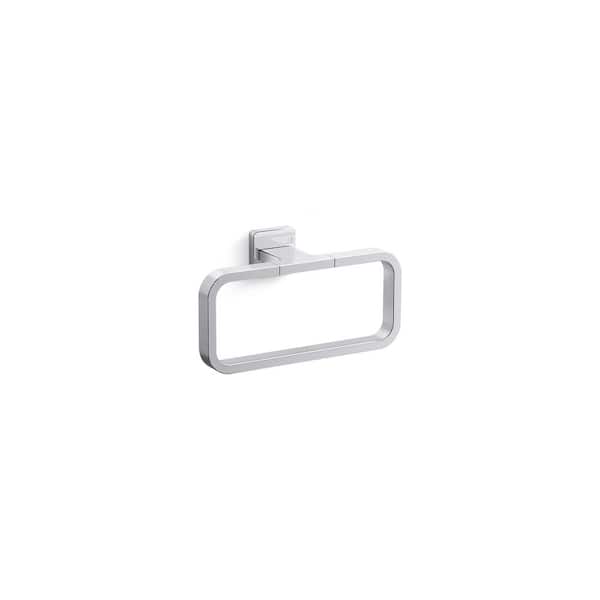 KOHLER Mavera Wall Mounted Towel Ring in Polished Chrome