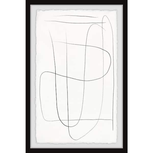 Unbranded "Take Over" by Marmont Hill Framed Abstract Art Print 30 in. x 20 in. .