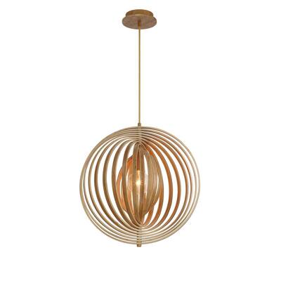 Abruzzo Collection 1-Light Medium Wood Pendant