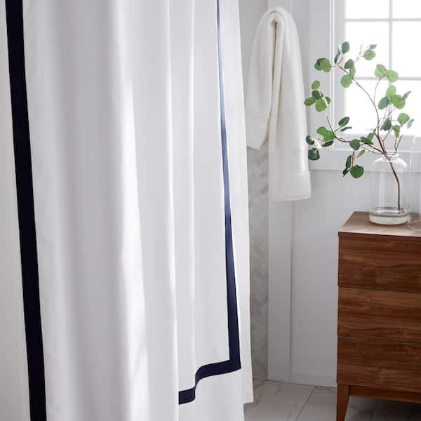 Legends Hotel™ Border 72 in. Shower Curtain