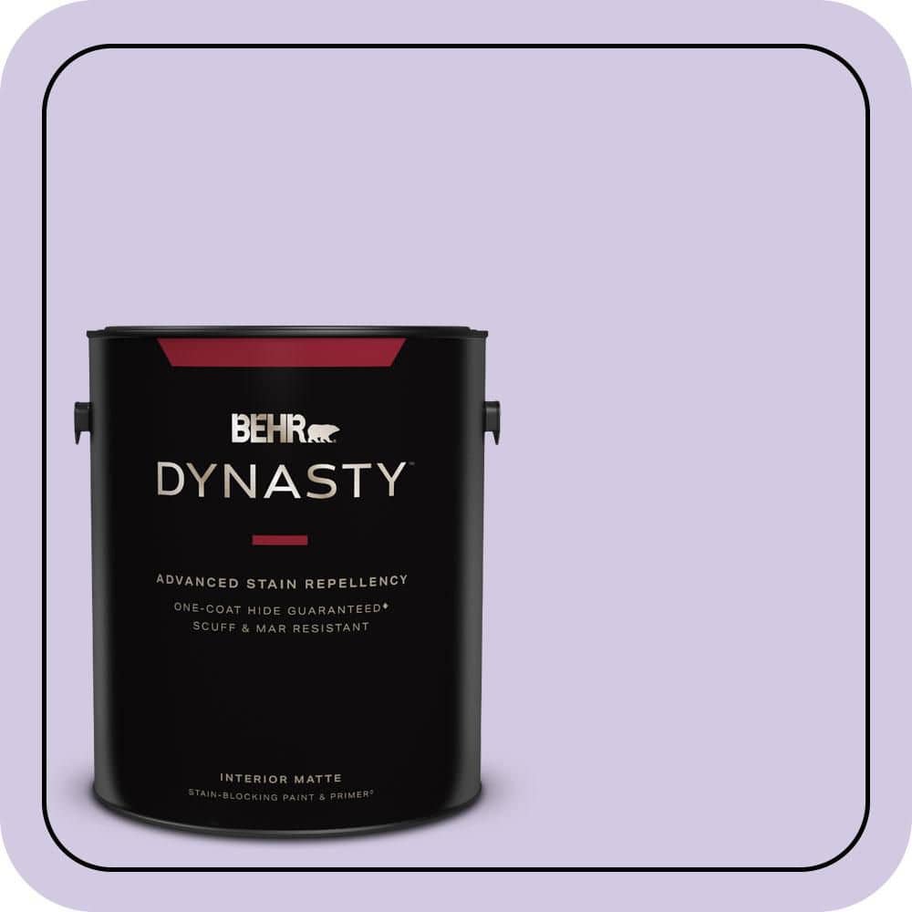 1 gal. #650C-3 Light Mulberry Matte Interior Stain-Blocking Paint & Primer