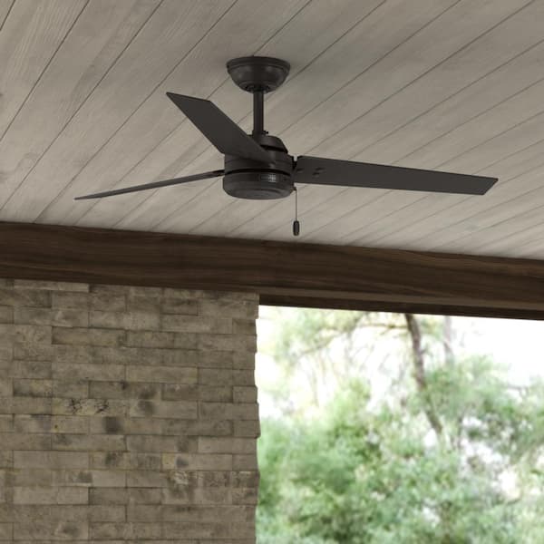 Cassius 52 in. Indoor/Outdoor Premier Bronze Ceiling Fan For Patios or Bedrooms