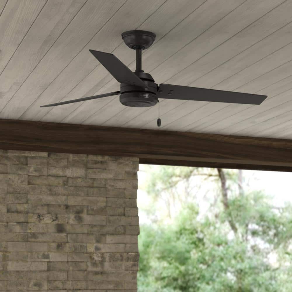 52" Premier Bronze Reversible Blade Ceiling Fan with Lighting