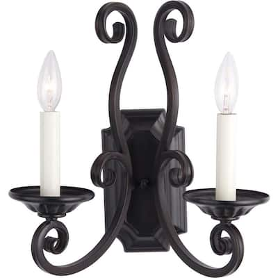 Maxim Lighting Manor 3-Light Oil-Rubbed Bronze Bath Vanity Light ...