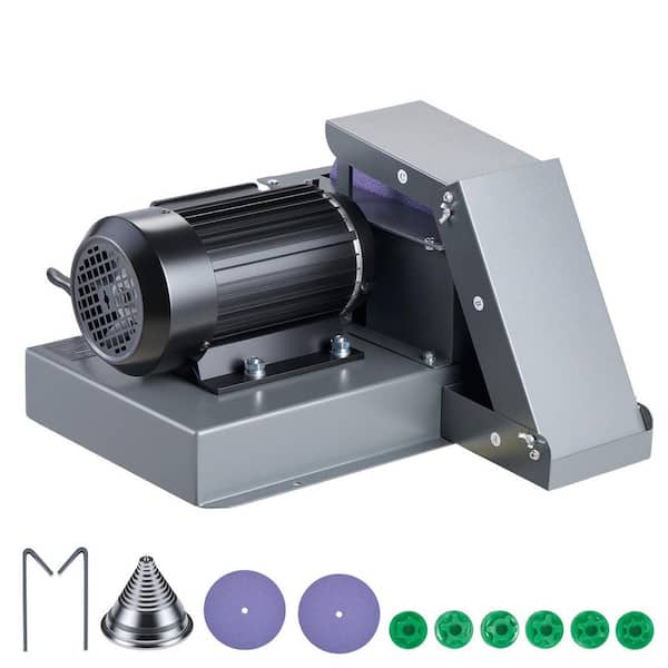 Lawn Mower Blade Sharpener and Balancer, 1HP Grinder, 9 in. Ceramic Grinding Wheel, 30° or 40° Blade Sharpening Tool